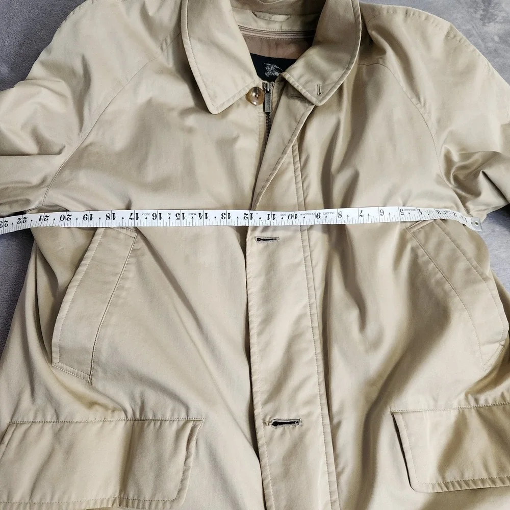 Vintage BURBERRY London Sanyo Shokai 2-in-1 Coat Removable Liner Nova CheckTan